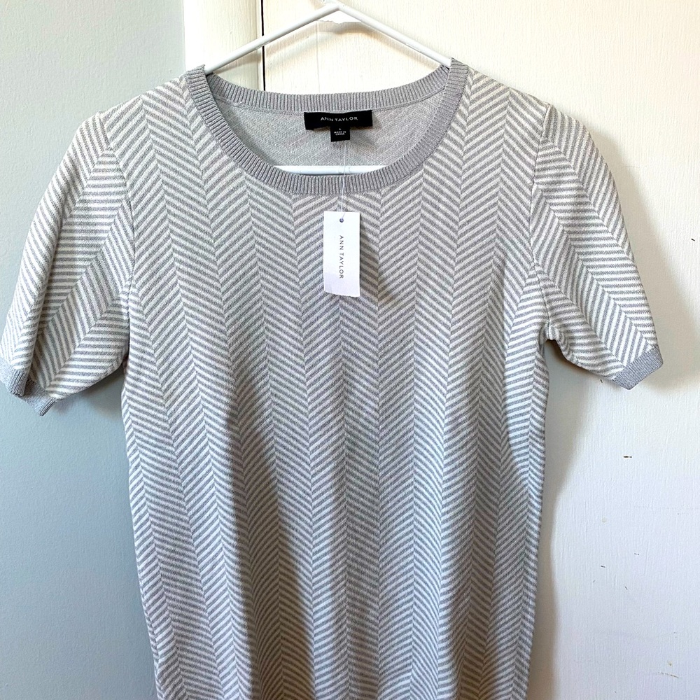 Ann Taylor short-sleeved sweater.